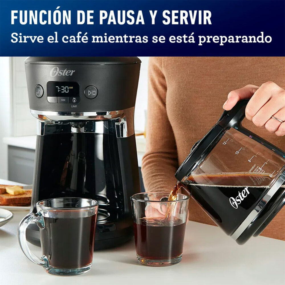 Coffee Maker Oster 12 Tazas BVSTRF100 Hola Compras Tienda en Línea
