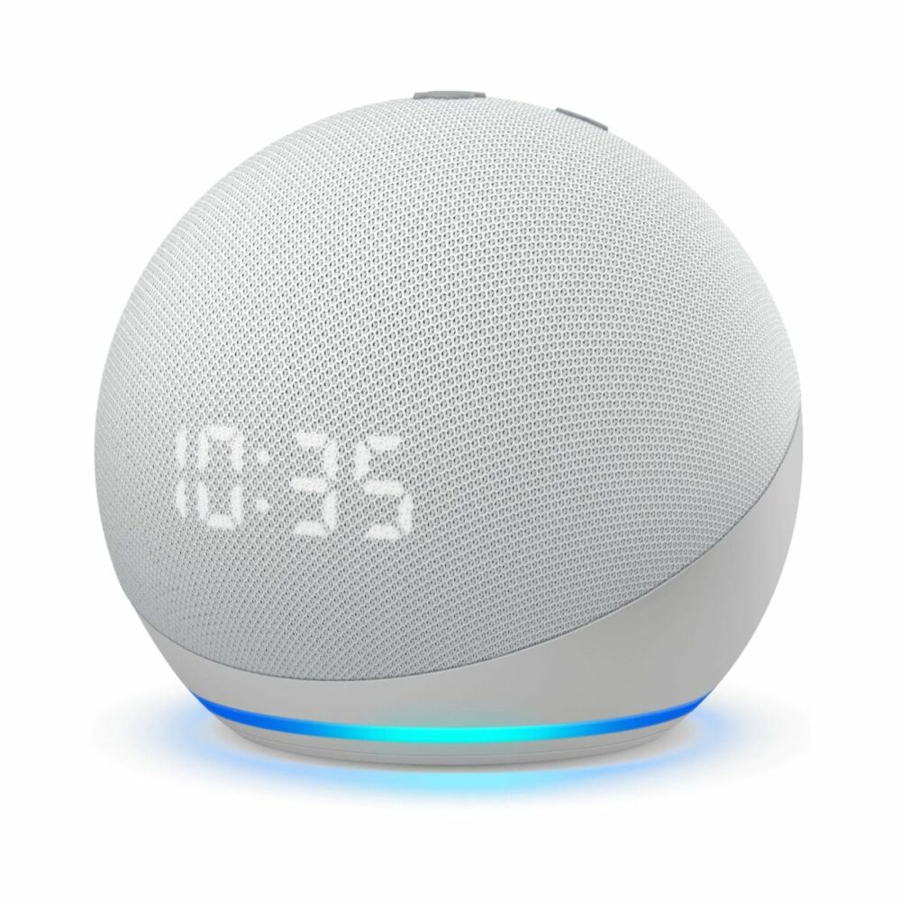 Parlante Bluetooth Amazon Echo Dot Clock Alexa 4ta Generación 15W